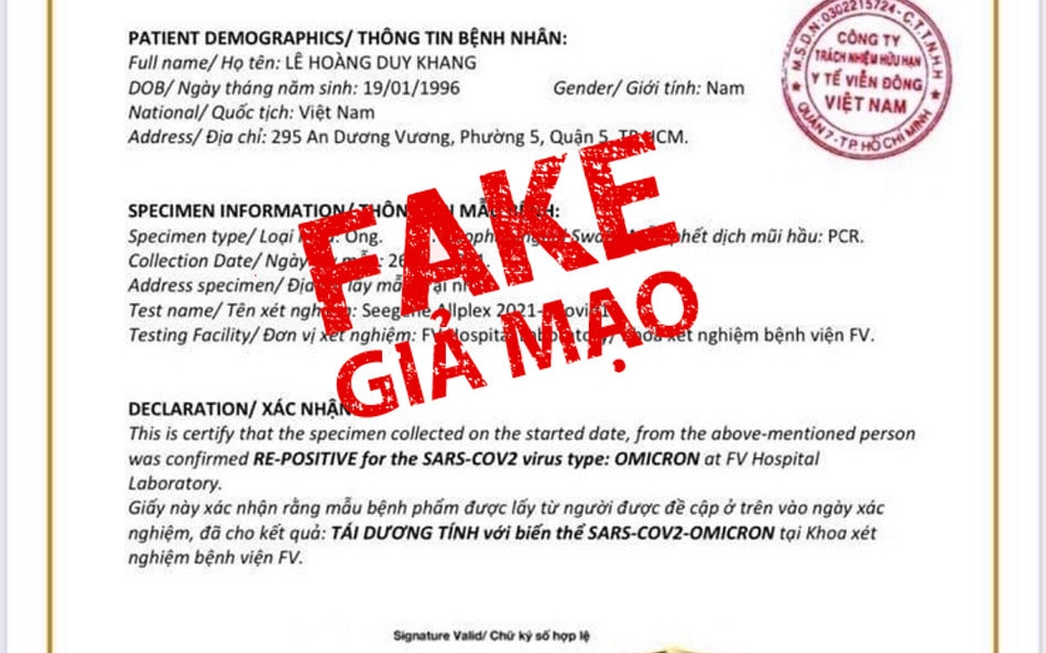 HCM City hits back at Omicron case rumours
